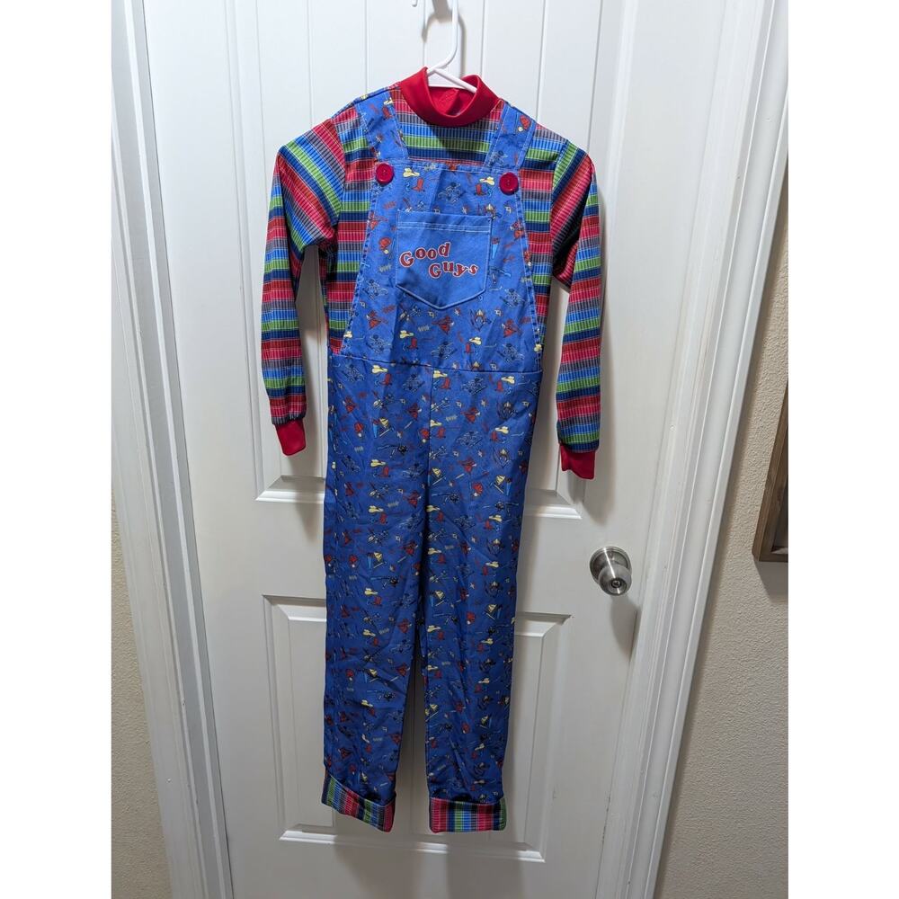 Chucky Child's Play Horror Movie Halloween Costume Jumpsuit Youth L